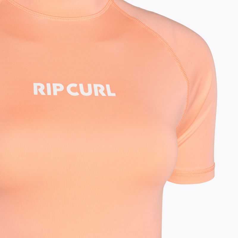 Moteriški maudymosi marškinėliai Rip Curl Classic Surf Upf Rashguard SS bright peach 3