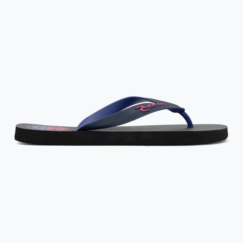 Vyriškos šlepetės per pirštą Rip Curl Wetty Fade Bloom navy 2