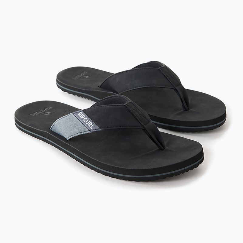 Vyriškos šlepetės Rip Curl Oxford Bloom black/grey 2