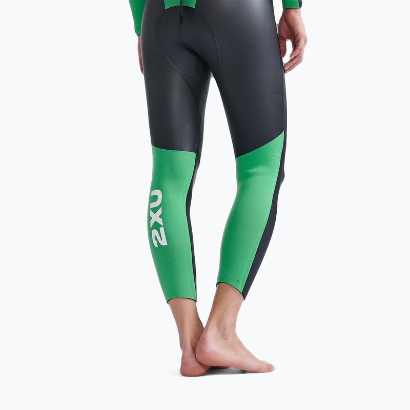 Moteriškas triatlono hidrokostiumas 2XU Propel Openwater black/bright green 10
