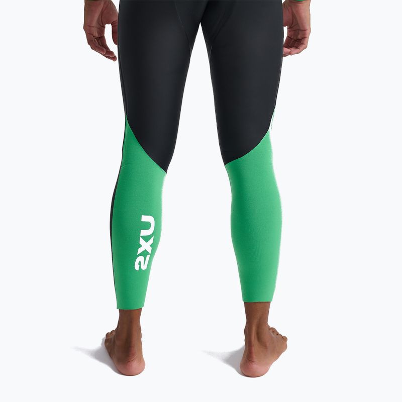 Vyriškas triatlono hidrokostiumas 2XU Propel Openwater black/bright green 8