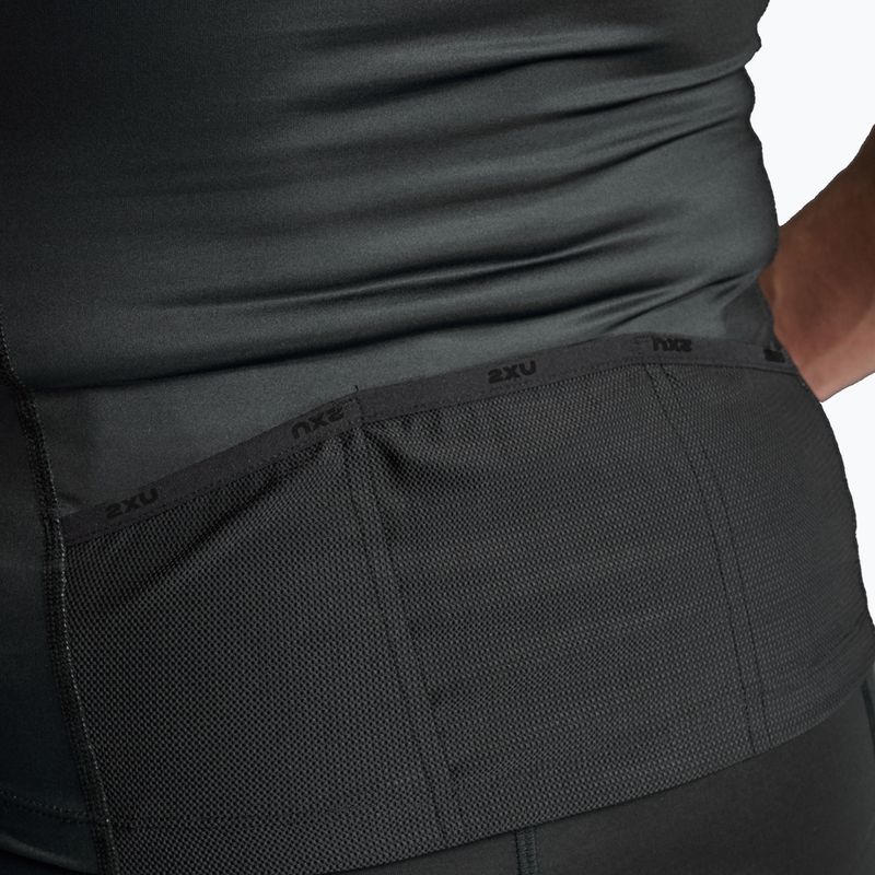 Vyriškas dviračių tank topas 2XU Core Tri Tank black/white 8
