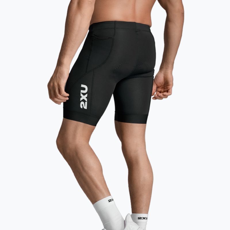 Vyriški triatlono šortai 2XU Core Tri 8" black/white 4