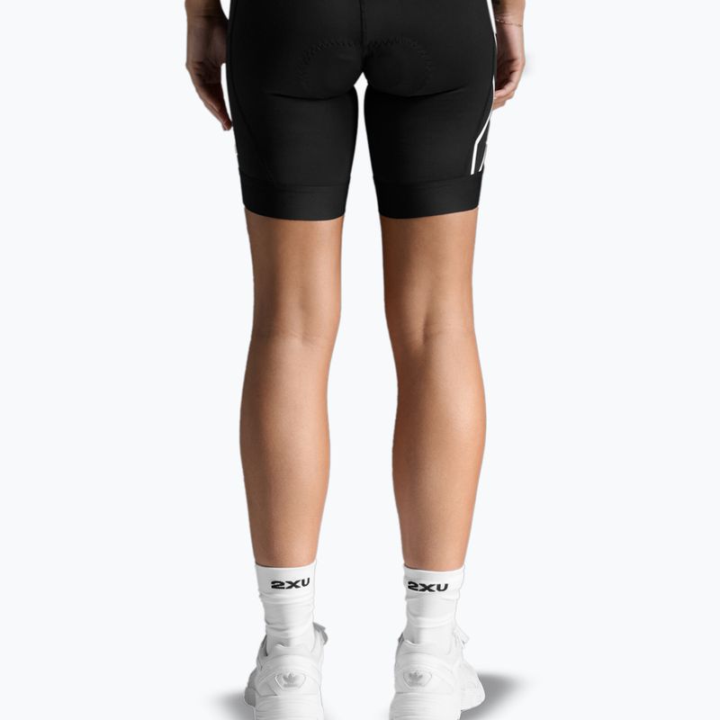 Moteriški triatlono šortai 2XU Core Tri 6" black/white 3