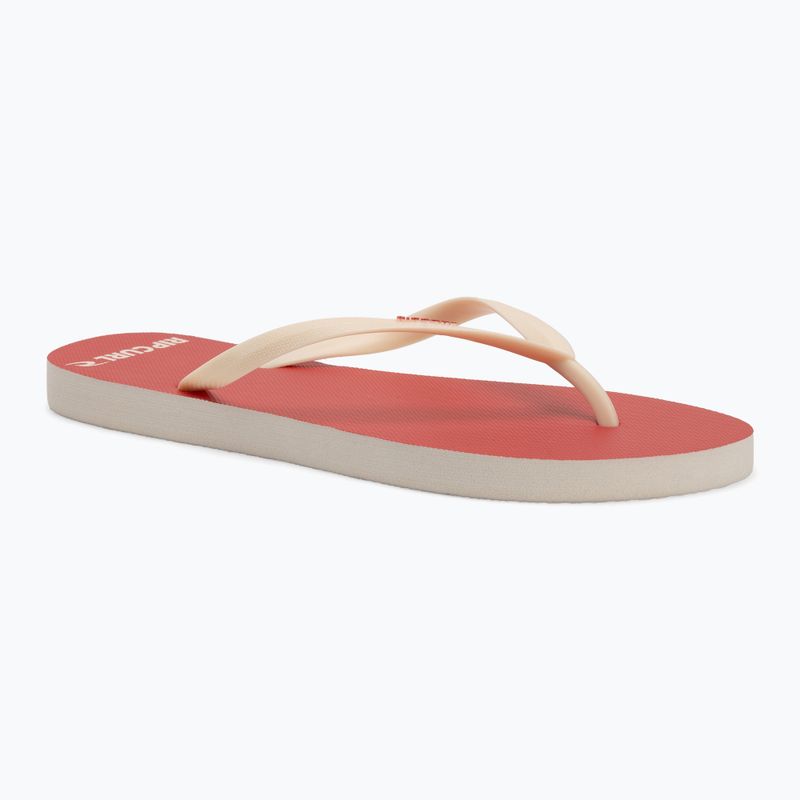 Moteriškos šlepetės per pirštą Rip Curl Bondi Bloom hibiscus red