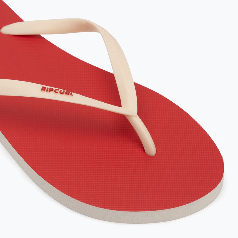 Moteriškos šlepetės per pirštą Rip Curl Bondi Bloom hibiscus red 7