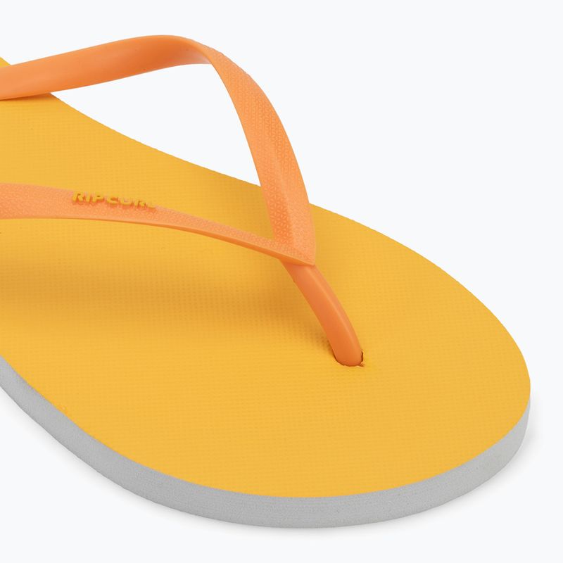 Moteriškos šlepetės per pirštą Rip Curl Bondi Bloom mango 7
