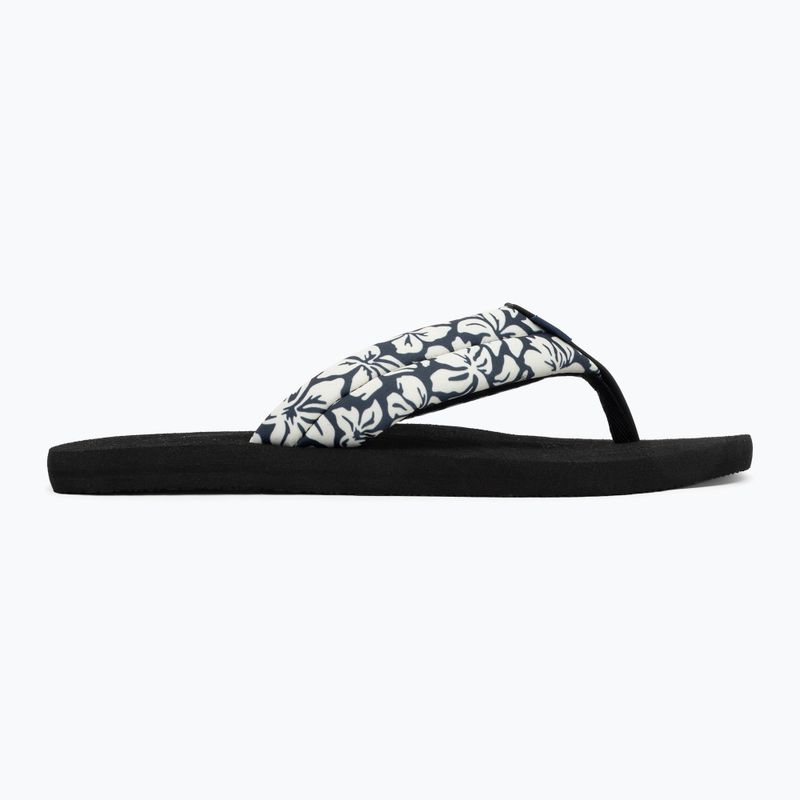 Moteriškos šlepetės per pirštą Rip Curl Freedom Plush Bloom black 2