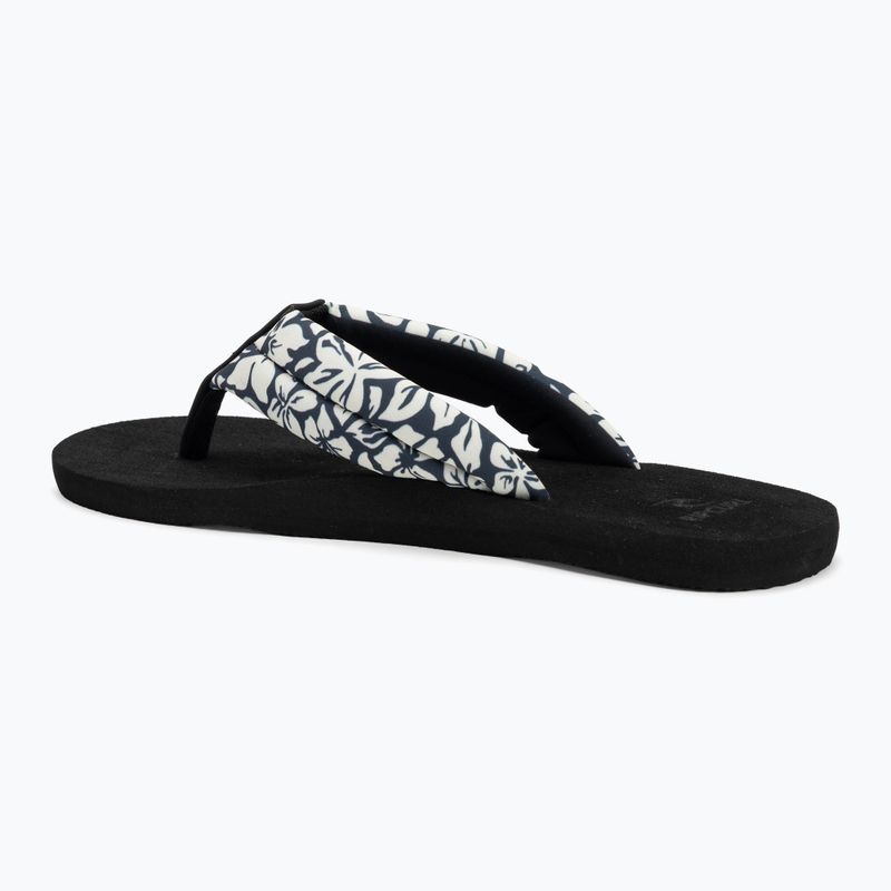 Moteriškos šlepetės per pirštą Rip Curl Freedom Plush Bloom black 3