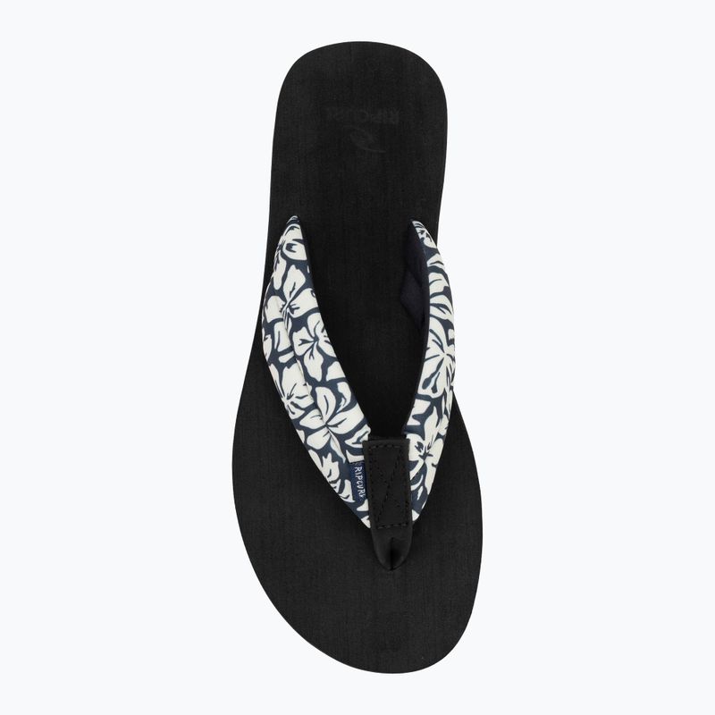 Moteriškos šlepetės per pirštą Rip Curl Freedom Plush Bloom black 5
