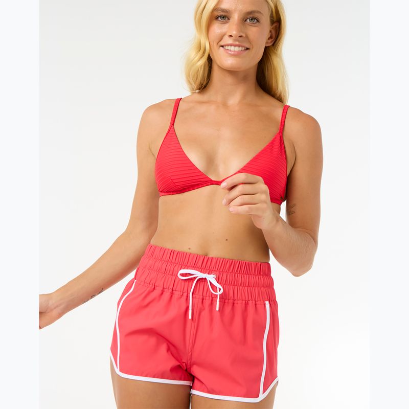 Moteriški maudymosi šortai Rip Curl High Waist Retro Volley 3" hibiscus red 4