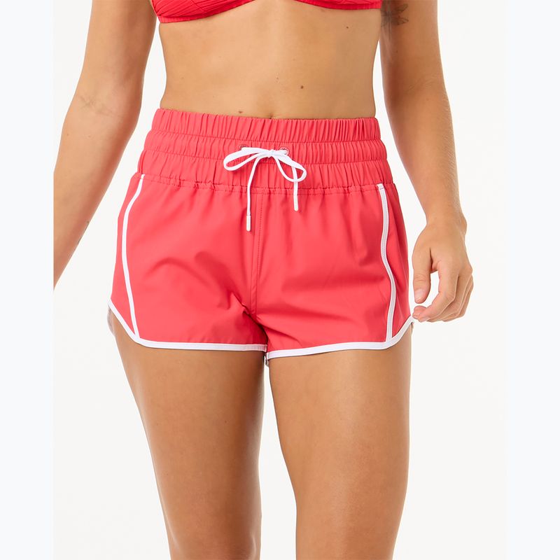 Moteriški maudymosi šortai Rip Curl High Waist Retro Volley 3" hibiscus red 5
