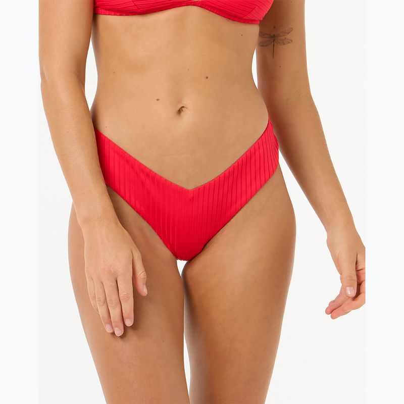 Maudymosi kostiumėlio apačia Rip Curl Premium Surf Skimpy Hipster hibiscus red 4