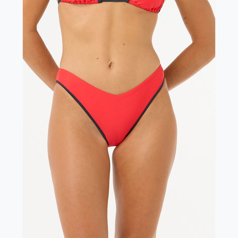 Maudymosi kostiumėlio apačia Rip Curl V 80 High Skimpy Leg red 4