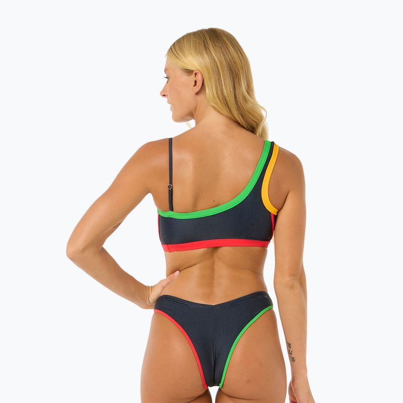 Maudymosi kostiumėlio viršus Rip Curl Gigi One Shoulder dark denim 3