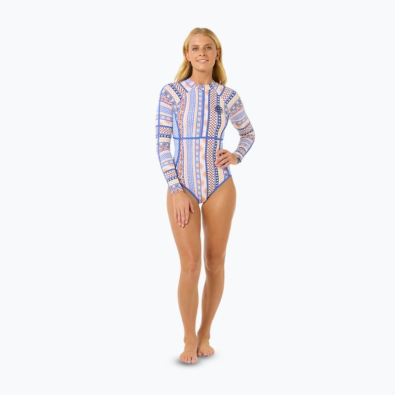 Moteriškas vientisas maudymosi kostiumėlis Rip Curl San Carlos UPF Surfsuit multicolor 2