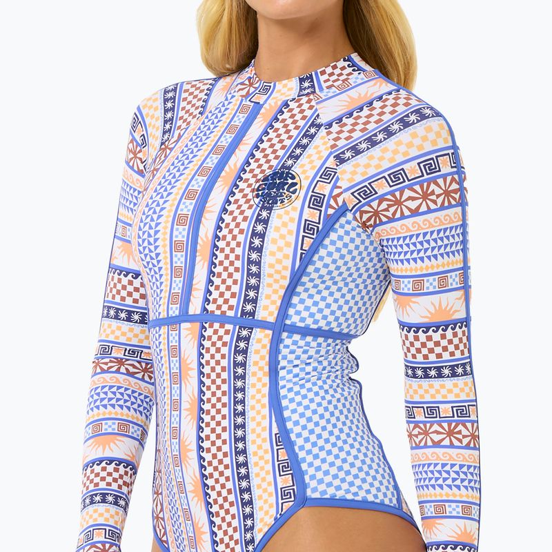 Moteriškas vientisas maudymosi kostiumėlis Rip Curl San Carlos UPF Surfsuit multicolor 5