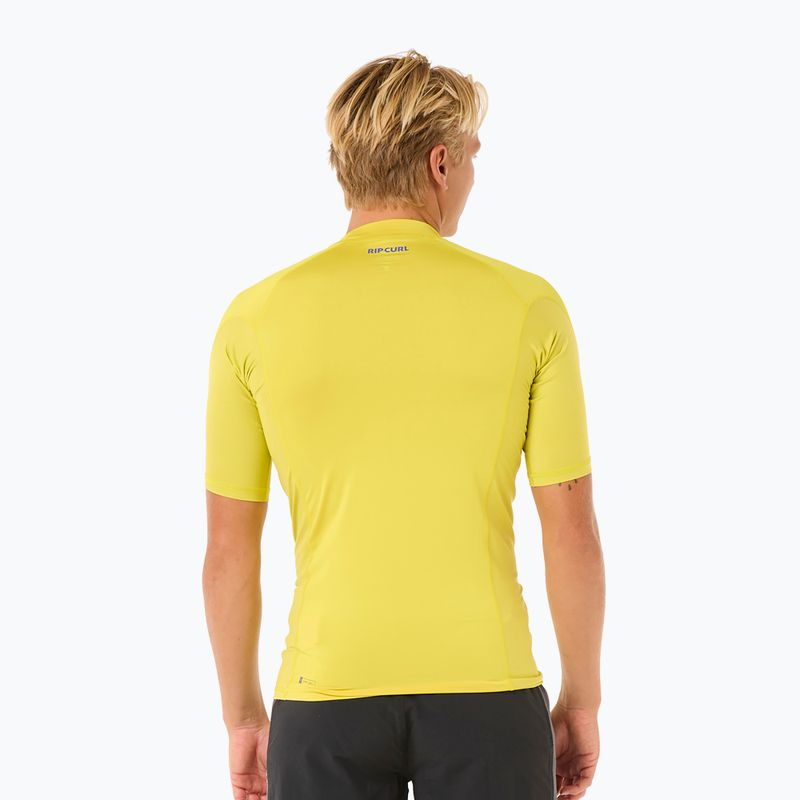 Vyriški maudymosi marškinėliai Rip Curl Waves UPF Performance sieros spalvos 3