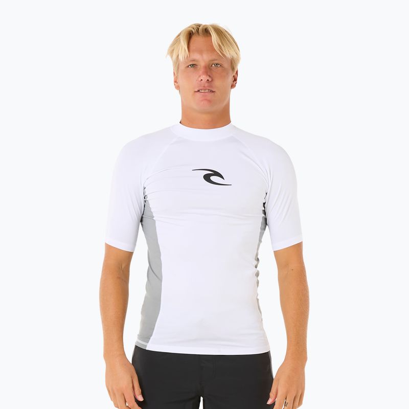 Vyriški maudymosi marškinėliai "Rip Curl Waves UPF Performance" balti