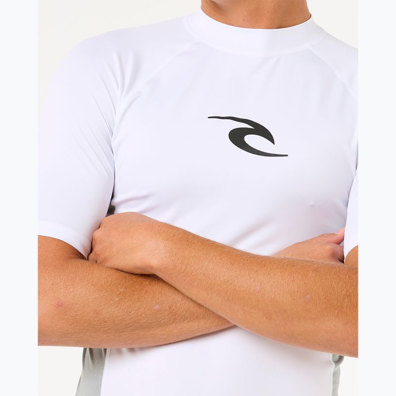 Vyriški maudymosi marškinėliai "Rip Curl Waves UPF Performance" balti 5