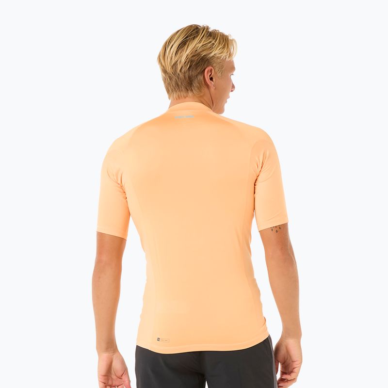 Vyriški maudymosi marškinėliai Rip Curl Waves UPF Performance mandarin zest 3