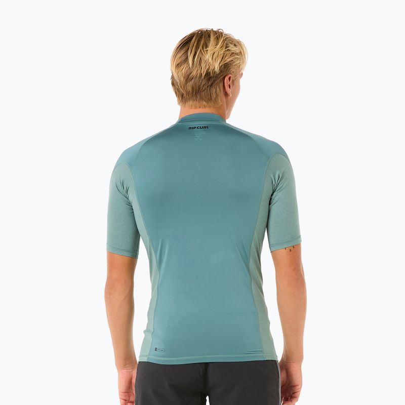 Rip Curl Waves UPF Performance vyriški maudymosi marškinėliai bluestone 3