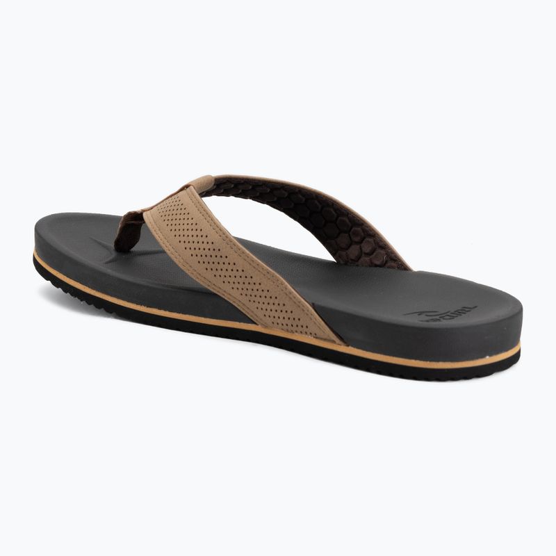 Vyriškos šlepetės Rip Curl Chiba Bloom Open Toe brown/black 3