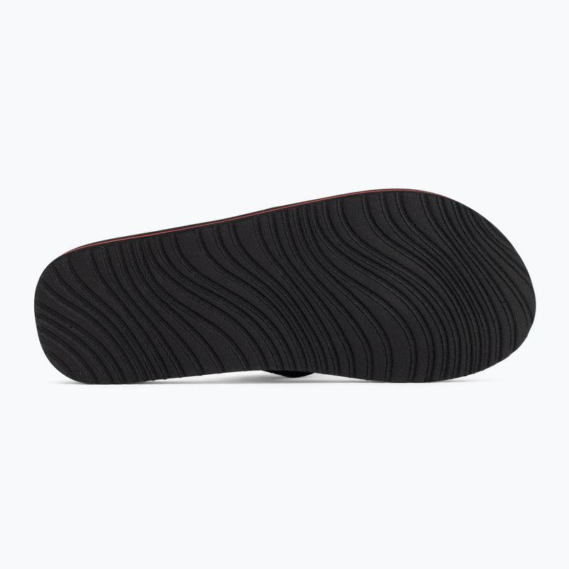 Vyriškos šlepetės per pirštą Rip Curl Ripper Bloom black/red 4