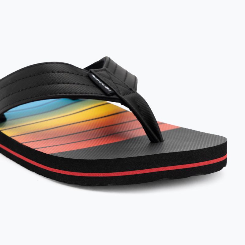 Vyriškos šlepetės per pirštą Rip Curl Ripper Bloom black/red 7