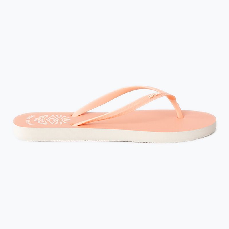 Moteriškos šlepetės per pirštą Rip Curl Icons Of Surf Bloom peach 8