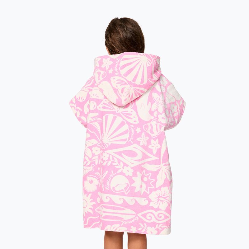 Moteriškas pončas Rip Curl Mixed Snap Cotton Hooded pink 2