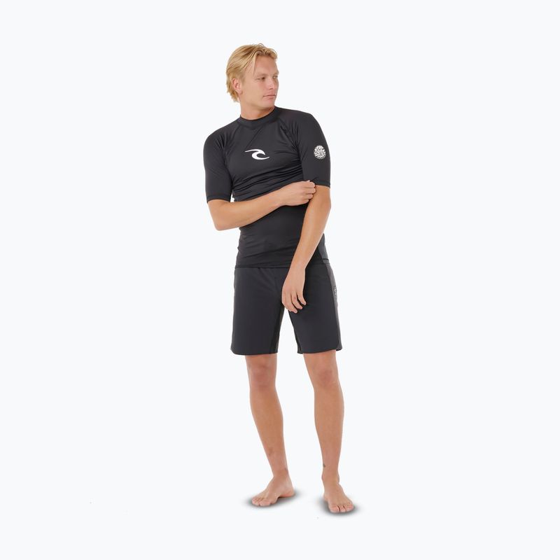 Vyriški plaukimo marškinėliai Rip Curl Waves Upf Perf black 2