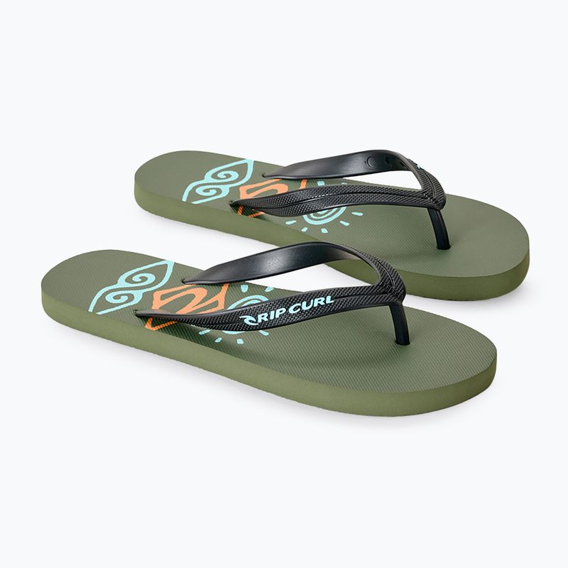 Vaikiškos šlepetės Rip Curl Sessions Bloom Open Toe olive 2