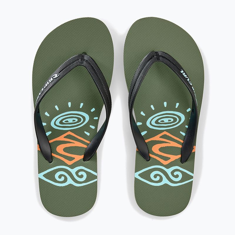 Vaikiškos šlepetės Rip Curl Sessions Bloom Open Toe olive 5