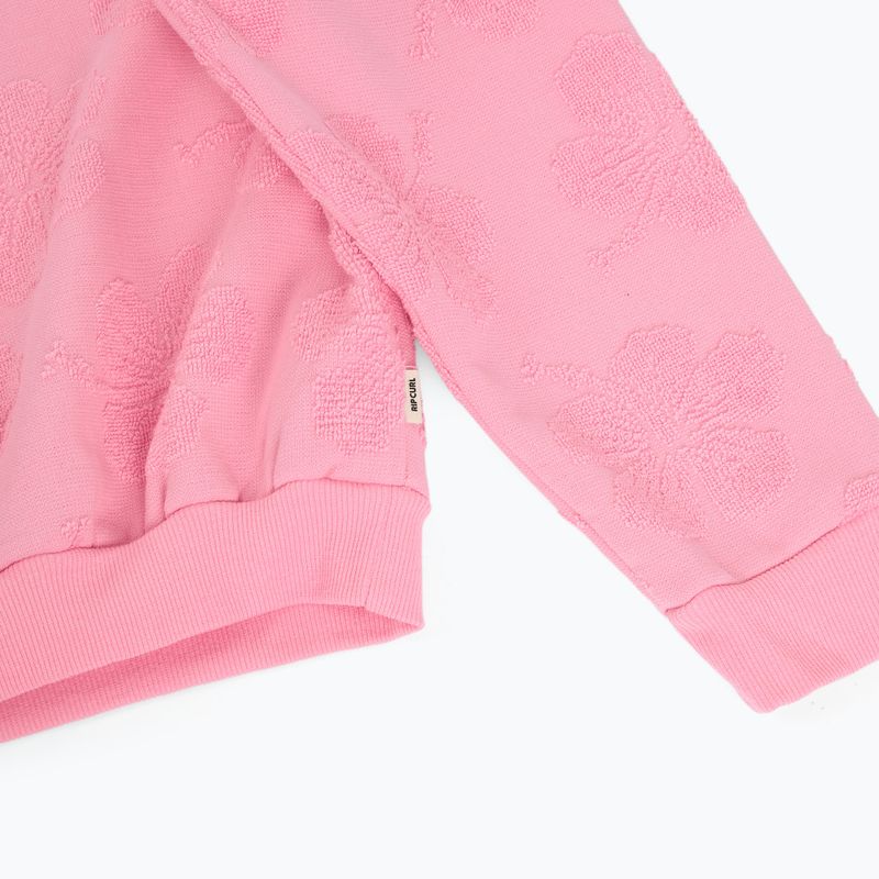 Moteriškas džemperis Rip Curl Paradise Terry Crew pink 4