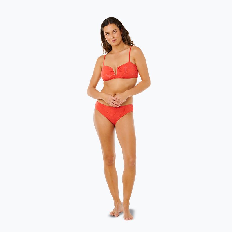 Maudymosi kostiumo viršus Rip Curl Oasis Multi Fit Bandeau red 2