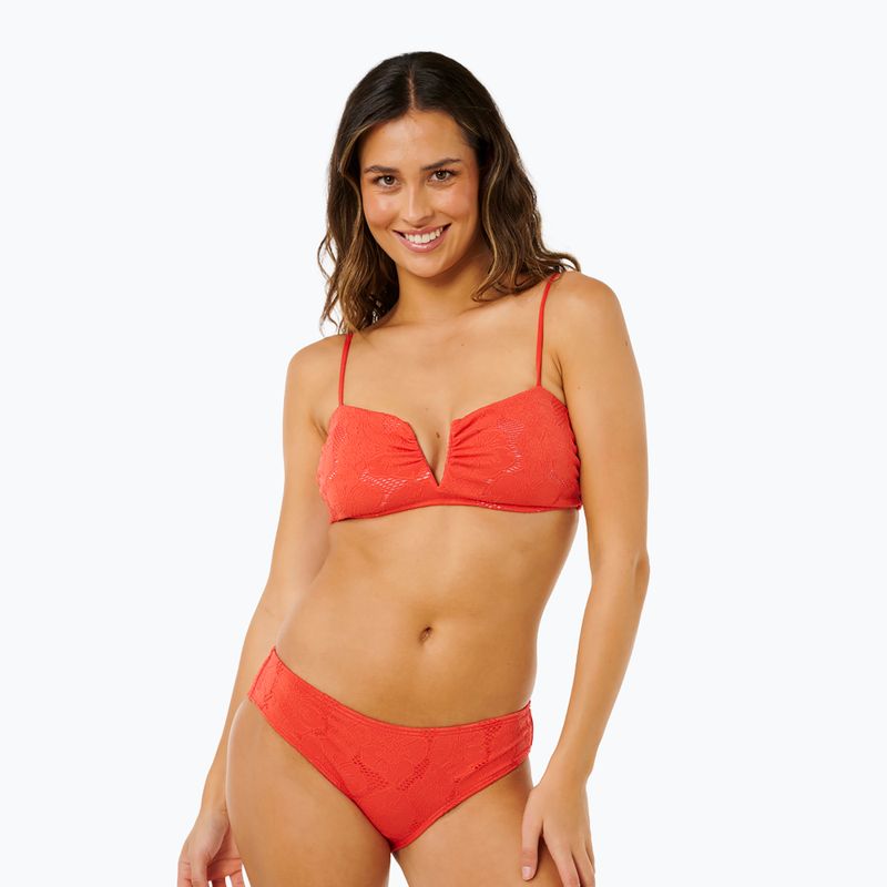 Maudymosi kostiumo viršus Rip Curl Oasis Multi Fit Bandeau red 5