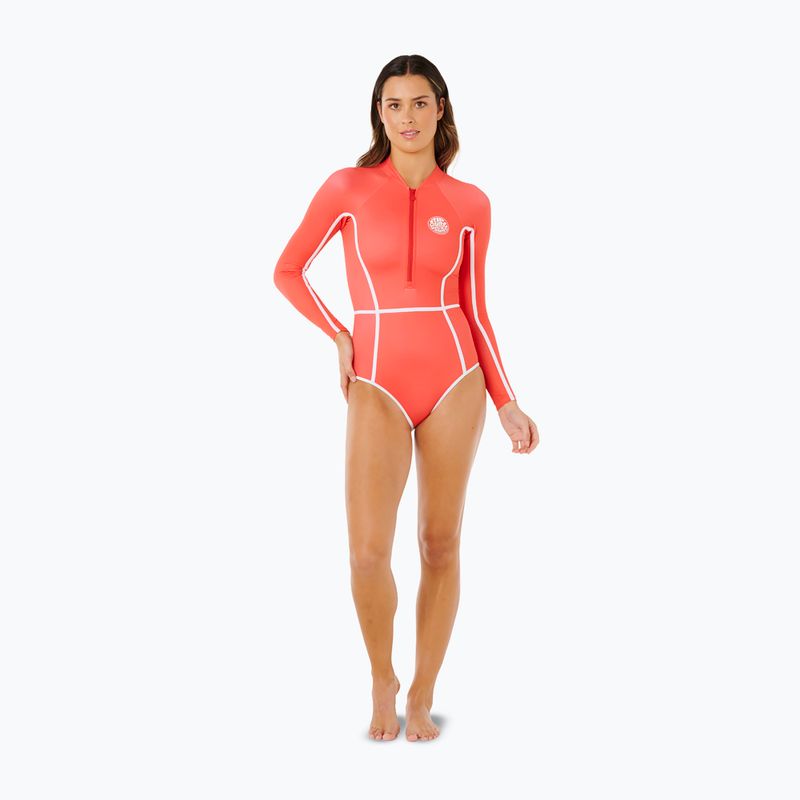 Moteriškas vientisas maudymosi kostiumėlis Rip Curl Classic Surf Ls Surf Suit red 2
