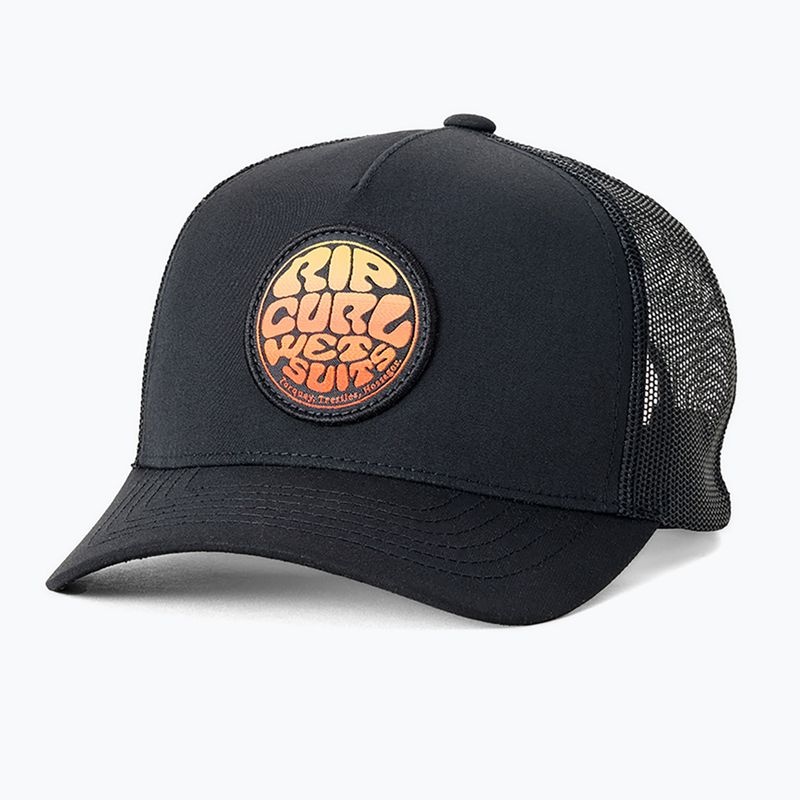 Vaikiška kepurė su snapeliu Rip Curl Wetsuit Icon Trucker washed black 2