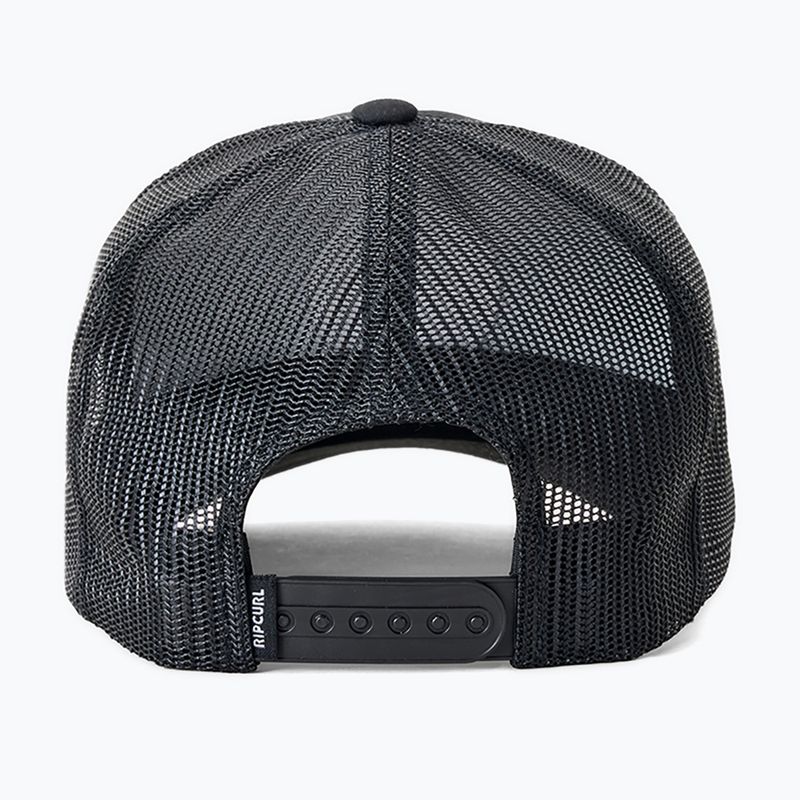Vaikiška kepurė su snapeliu Rip Curl Wetsuit Icon Trucker washed black 3