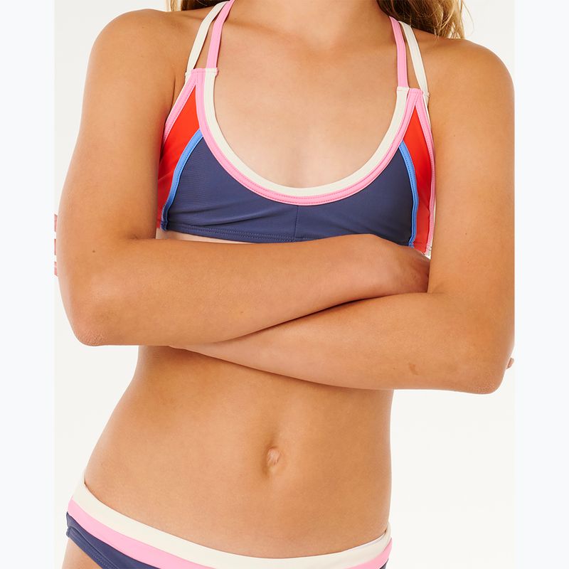 Vaikiškas dviejų dalių maudymosi kostiumėlis Rip Curl Surf Revival Bikini navy 6