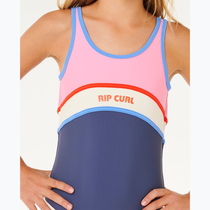 Vaikiškas vientisas maudymosi kostiumėlis Rip Curl Surf Revival navy 6