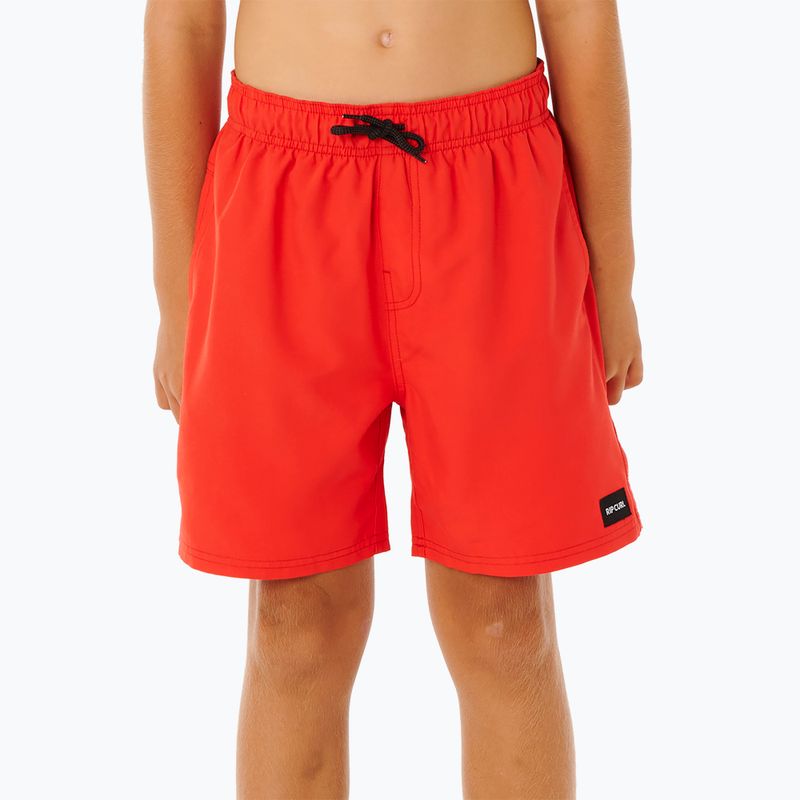 Vaikiški maudymosi šortai Rip Curl Offset Volley red 3