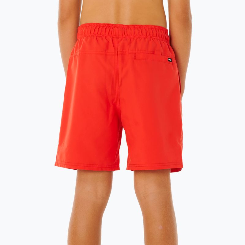 Vaikiški maudymosi šortai Rip Curl Offset Volley red 4