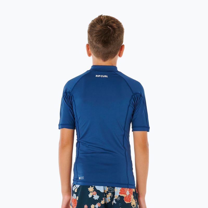Vaikiški plaukimo marškinėliai Rip Curl Waves Upf light navy 3