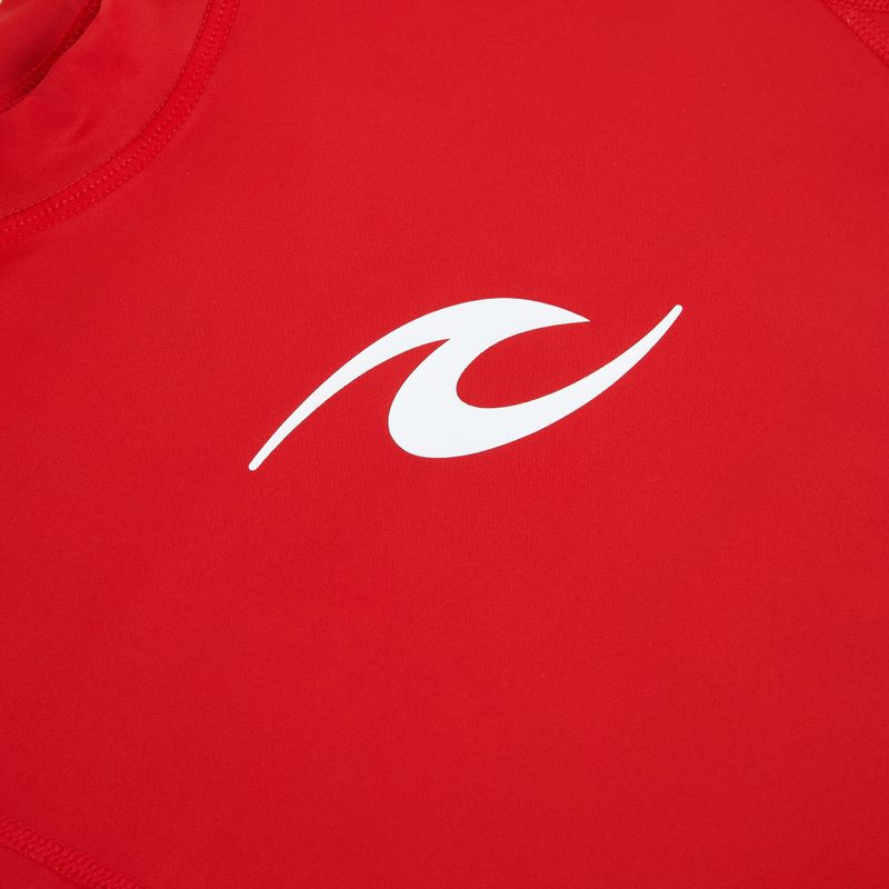 Vaikiški plaukimo marškinėliai Rip Curl Waves Upf lava red 3