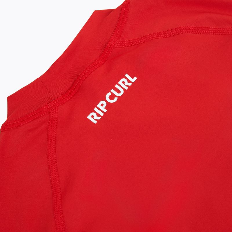 Vaikiški plaukimo marškinėliai Rip Curl Waves Upf lava red 4