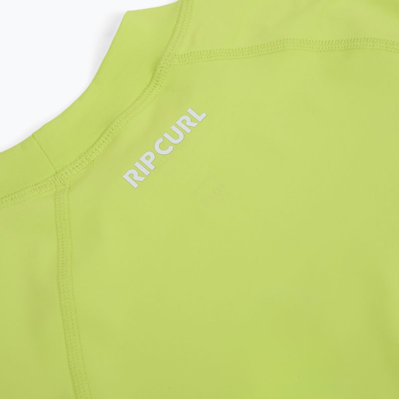 Vaikiški plaukimo marškinėliai Rip Curl Waves Upf lime 4