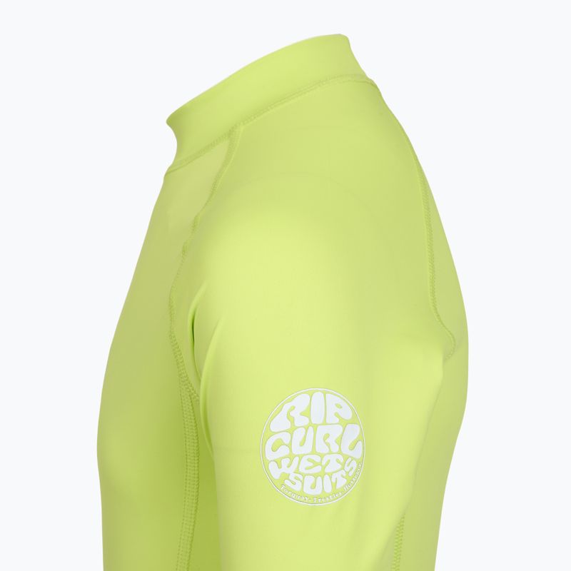 Vaikiški plaukimo marškinėliai Rip Curl Waves Upf lime 5