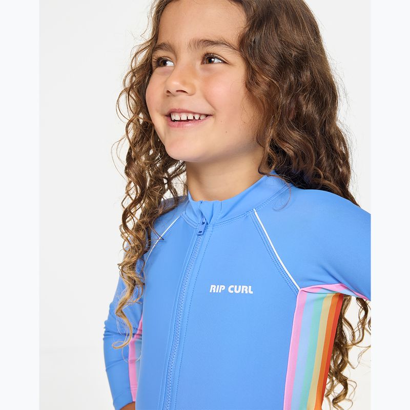 Vaikiškas vientisas maudymosi kostiumėlis Rip Curl Sun Revival Springsuit cornflower blue 4